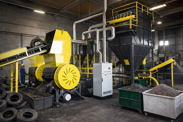 Waste Tyre Recycling Line