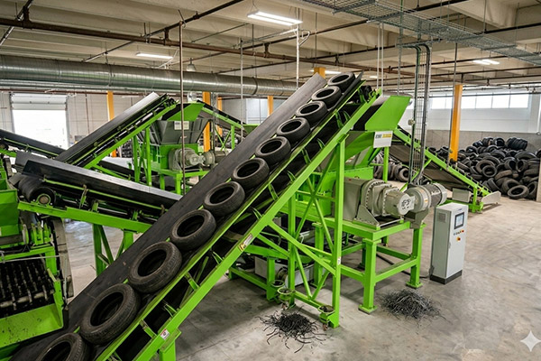Waste Tyre Recycling Line